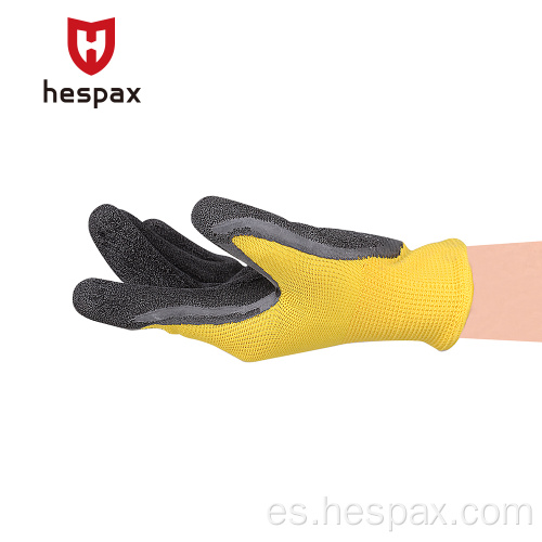 Guantes de mano protectores de látex de goma infantil de Hespax